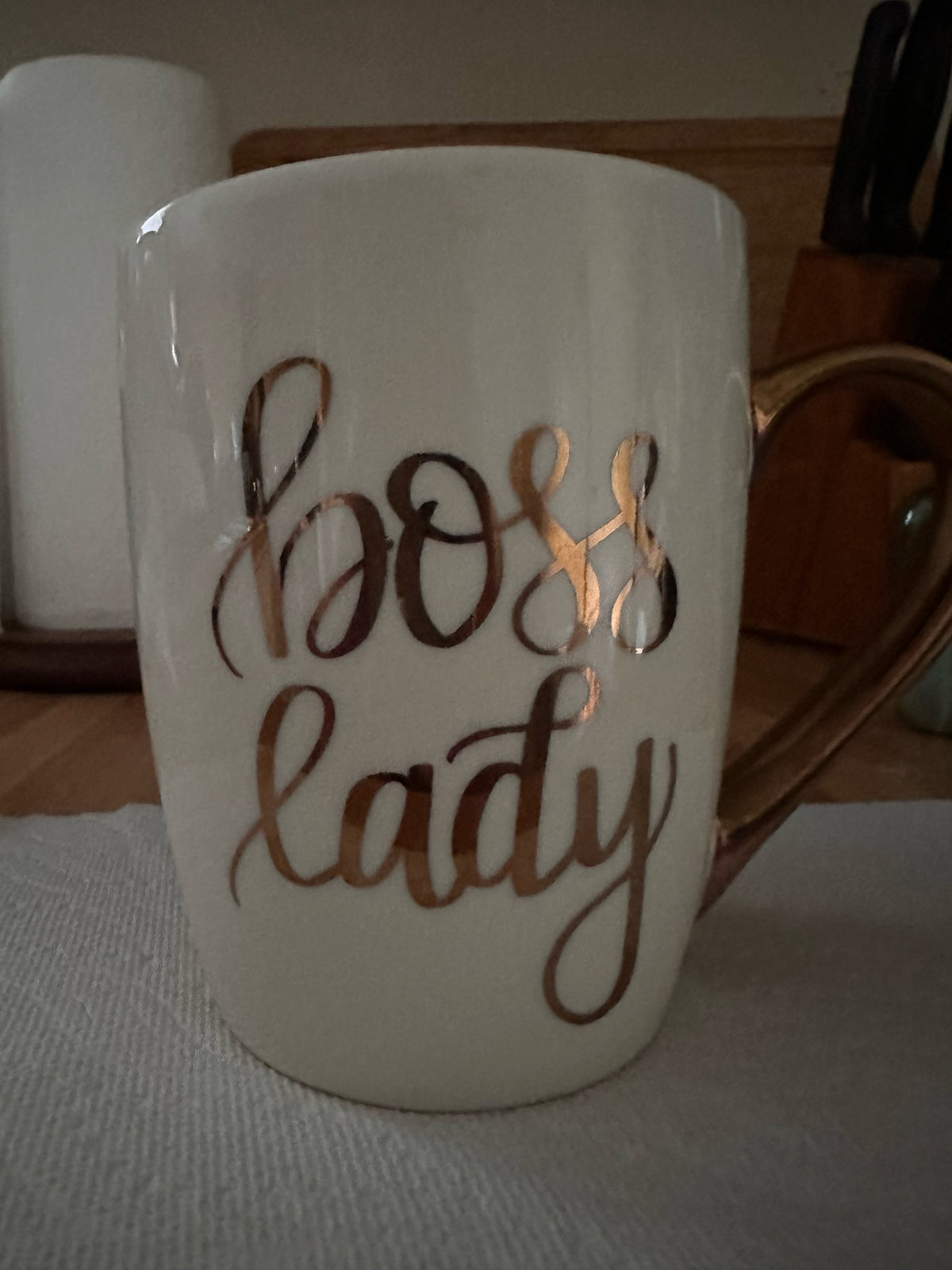 Boss Lady coffee cup
